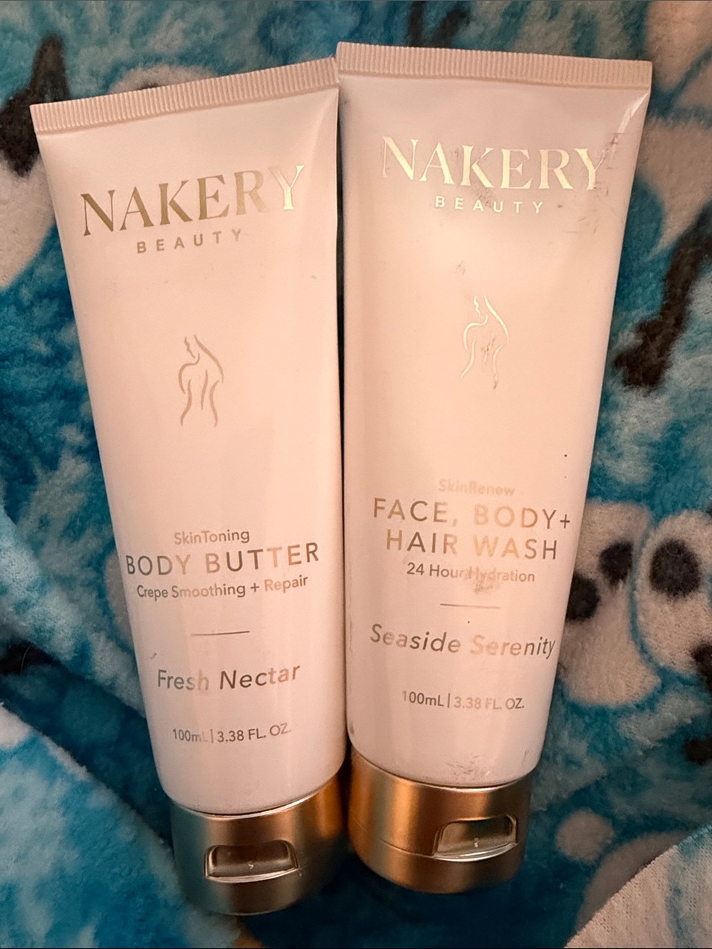 Nakery Beauty  skin toning body Butter & face body hair wash combo NEW X2